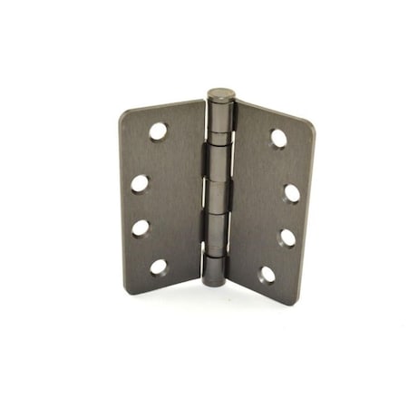 Hager 4 x 4 in. Full Mortise Standard Weight Ball Bearing Hinge, No. 044773 Black Nickel BB1279410D